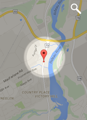 Google map image of Mind Health Ottawa